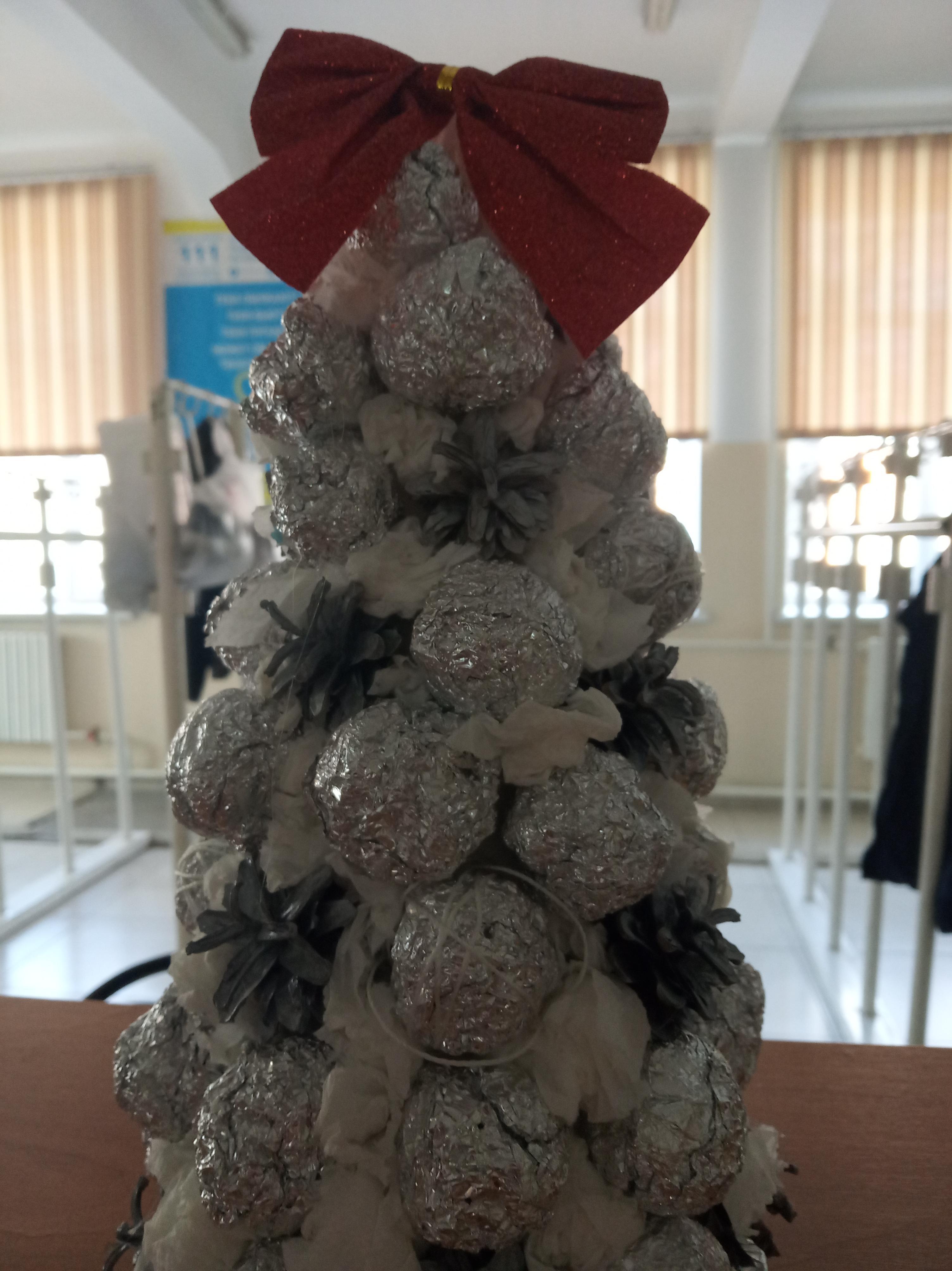 "Жаңа жылдық шырша"қолөнер байқауы/Конкурс поделок "Новогодняя елка"