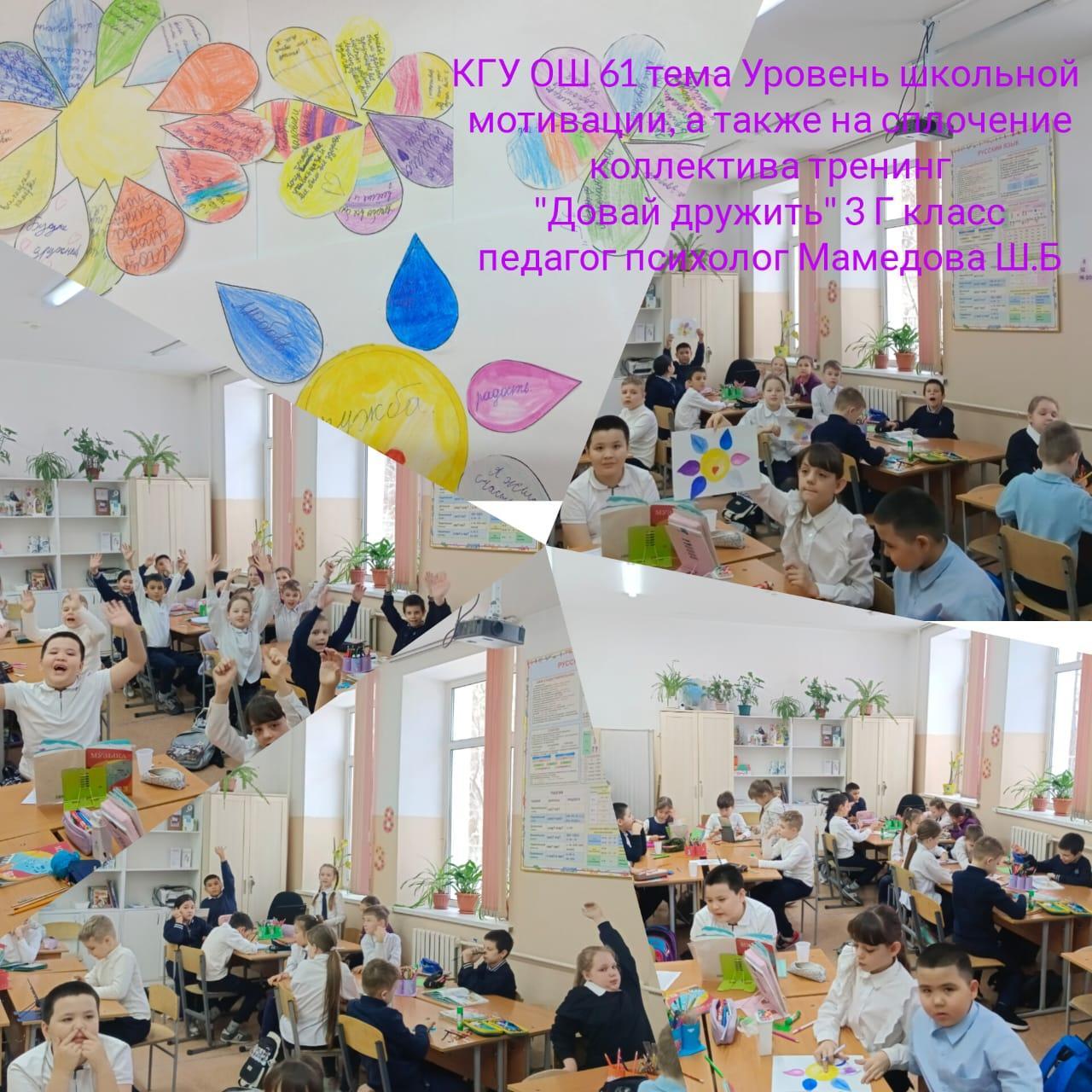 Мектептегі мотивация деңгейі. Уровень школьной мотивации