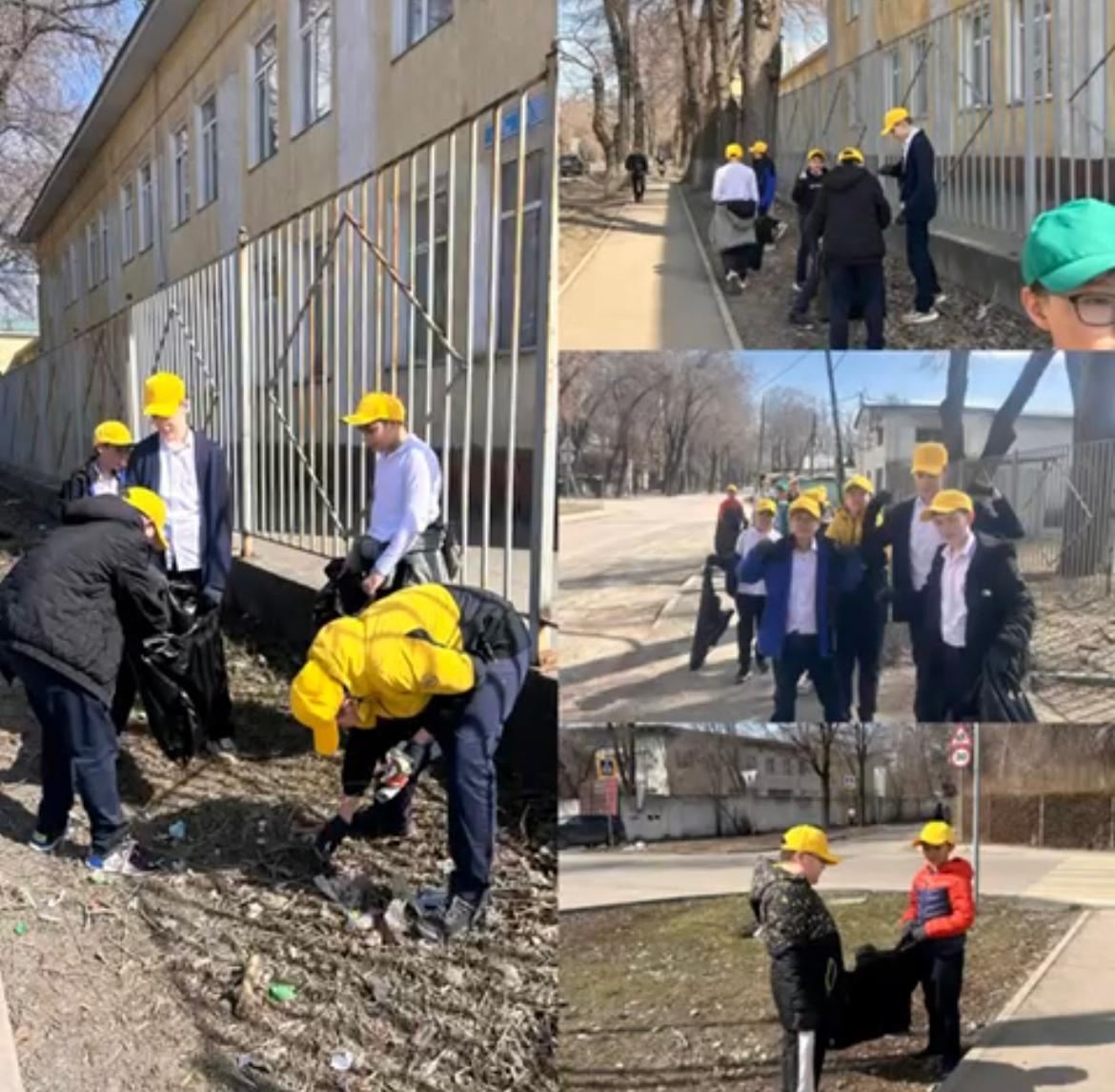 "Қоқысты жинау және сұрыптау".«Сбор и сортировка мусора»