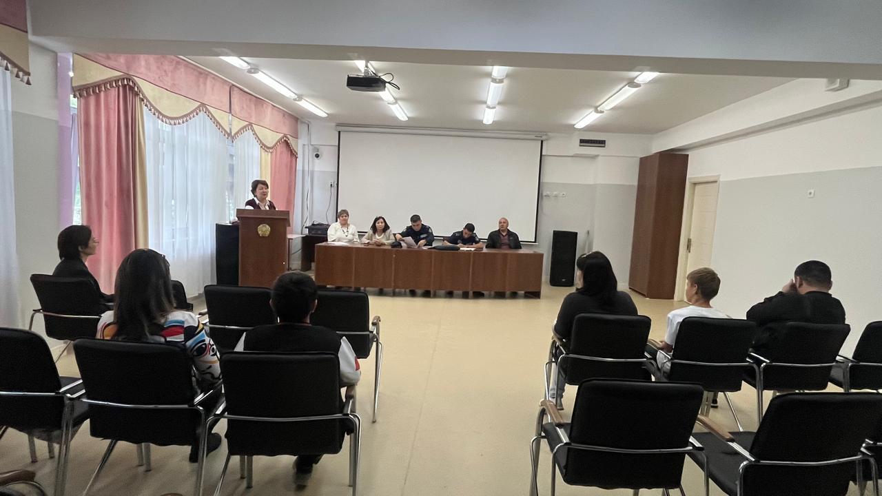 Құқық бұзушылықтың алдын алу жөніндегі штаб кеңесі. Совет штаба по профилактике правонарушения