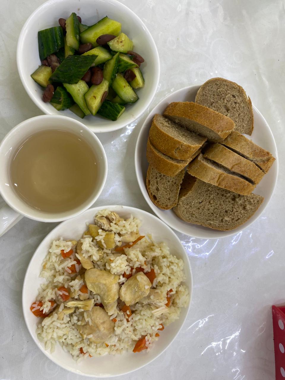 Меню: Палау тауық етінен.Плов с курицей